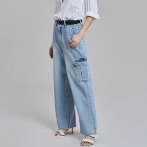 The Frankie Shop Kai Cargo Jean Size Large (Equal to a Size 8)